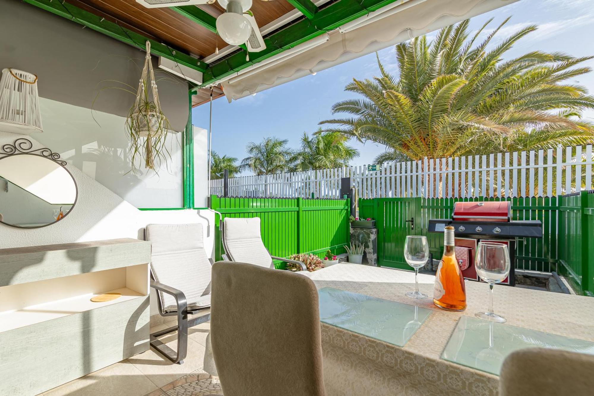 Andrea'S Bungalow, Garden, Barbecue And Pool! San Bartolomé Exterior foto